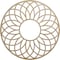 Ekena Millwork Cannes Wood Fretwork Pierced Ceiling Medallion, Hickory, 24"OD x 8 1/4"ID x 1/4"T CMWP24X24X0250CNHI - alternate 1